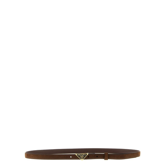 Prada Brown Calfskin Regular Belt