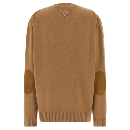 Prada Brown Virgin Wool Cardigan