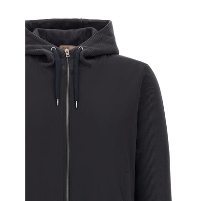 Herno Blue Cotton Shell Jacket