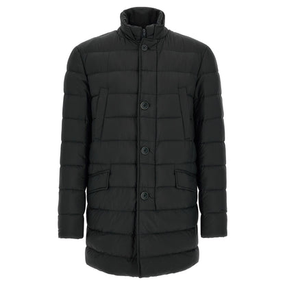 Herno Black Polyamide Full-Length Jacket