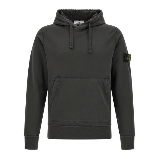 Stone Island Gray Cotton Sweatshirt