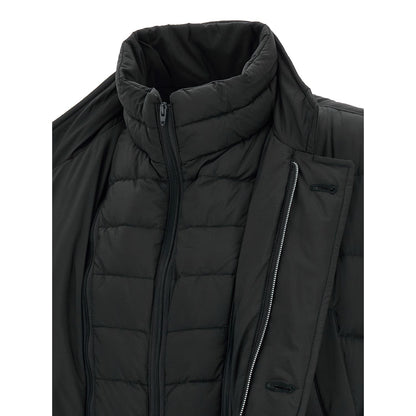 Herno Black Polyamide Full-Length Jacket