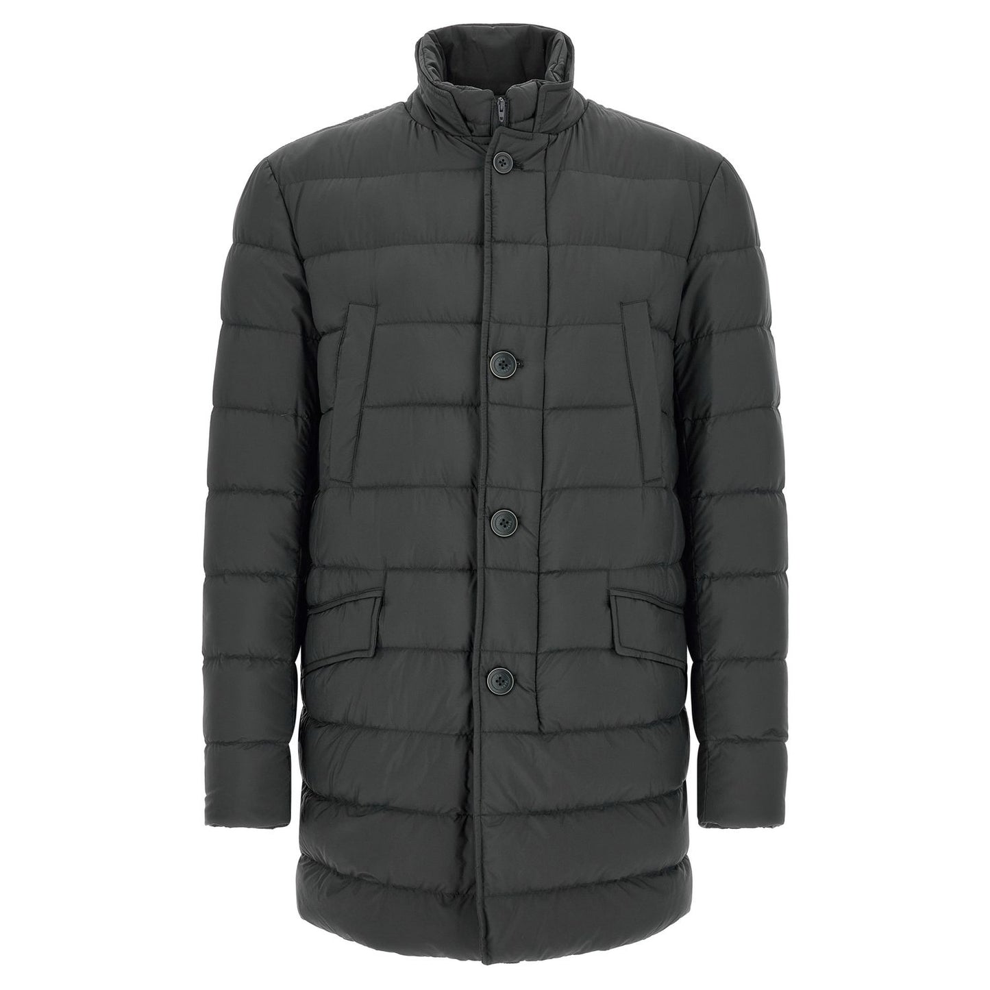 Herno Gray Polyamide Coat