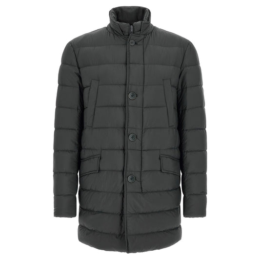 Herno Gray Polyamide Coat