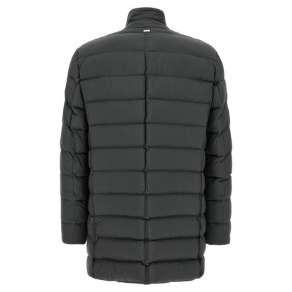 Herno Gray Polyamide Coat