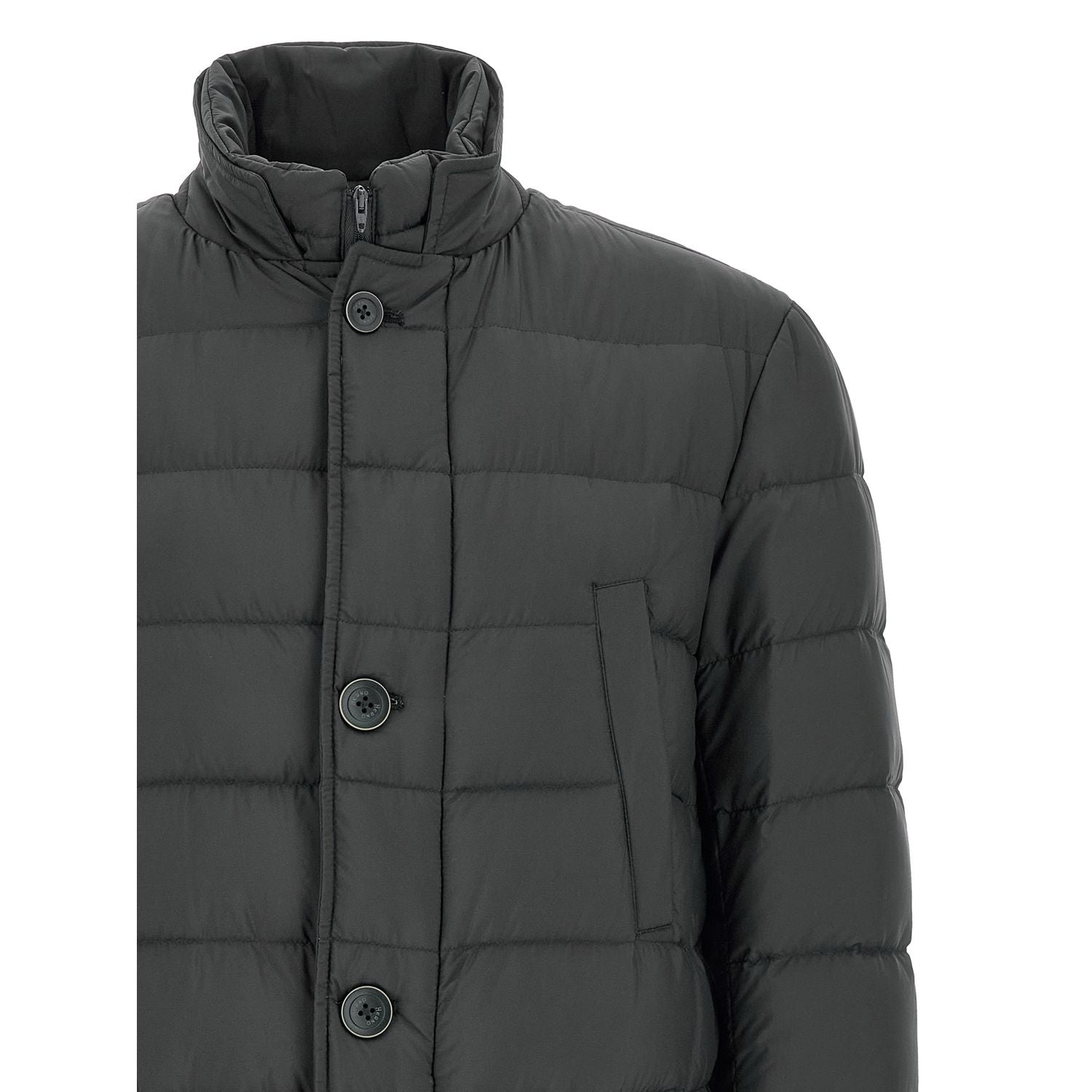 Herno Gray Polyamide Coat