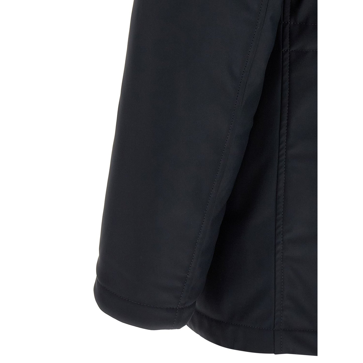 Herno Blue Polyamide Full-Length Jacket