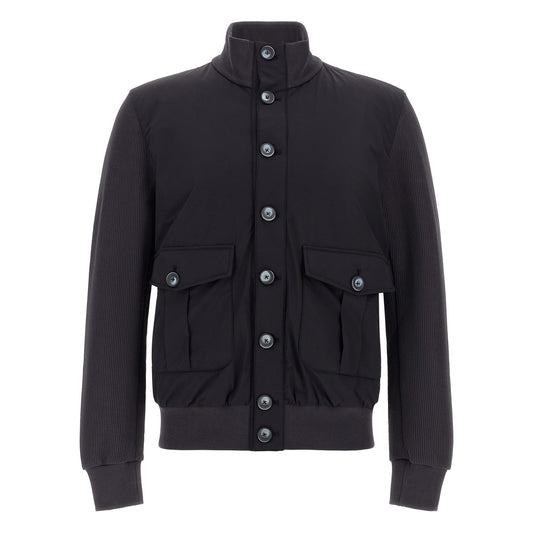 Herno Blue Cotton Jacket
