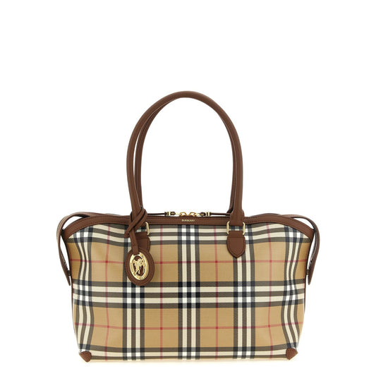 Burberry Beige Cotton Tote Bag