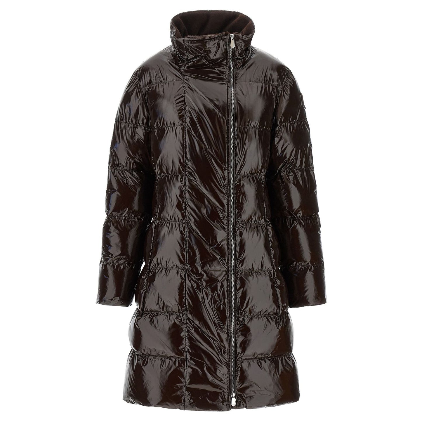 PINKO Brown Polyamide Full-Length Jacket