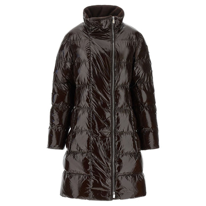 PINKO Brown Polyamide Full-Length Jacket