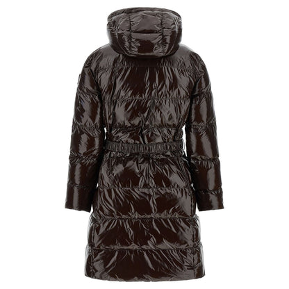 PINKO Brown Polyamide Full-Length Jacket