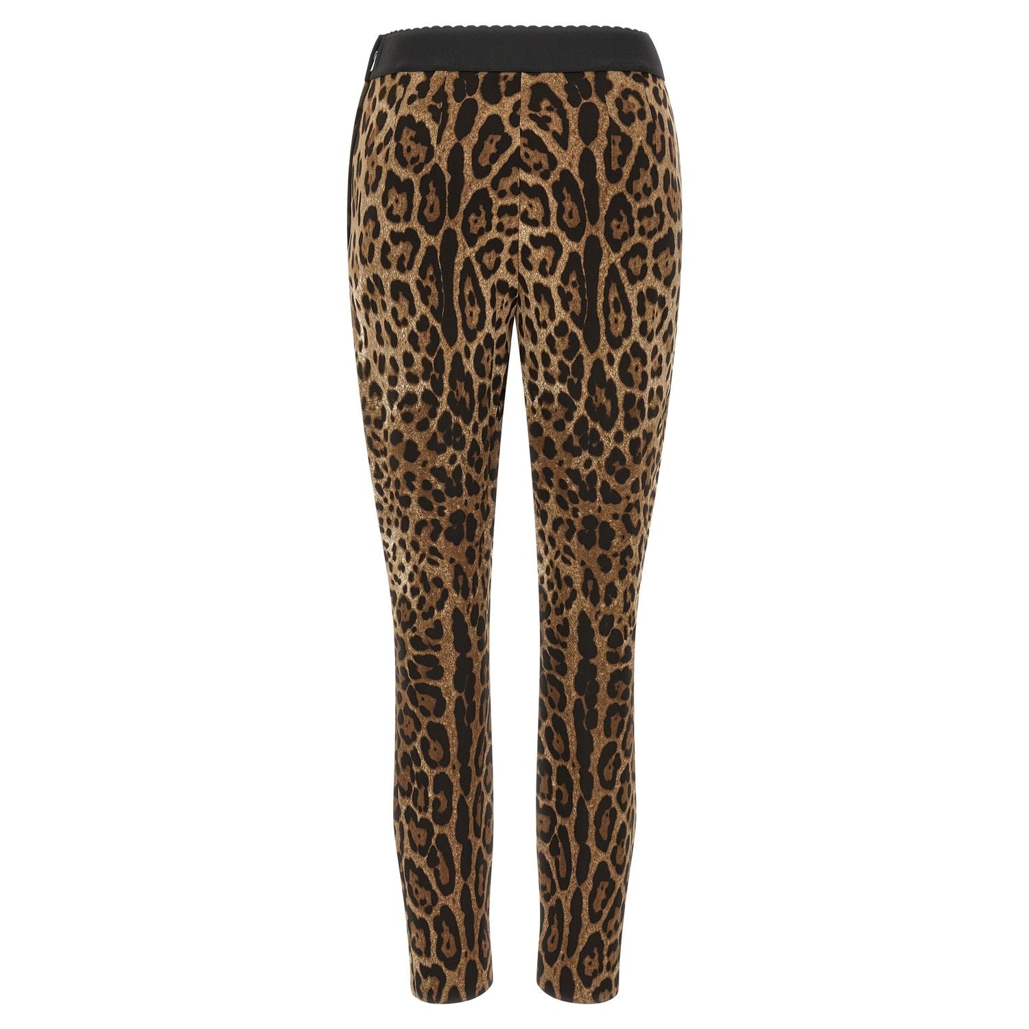 Dolce & Gabbana Brown Viscose Leggings