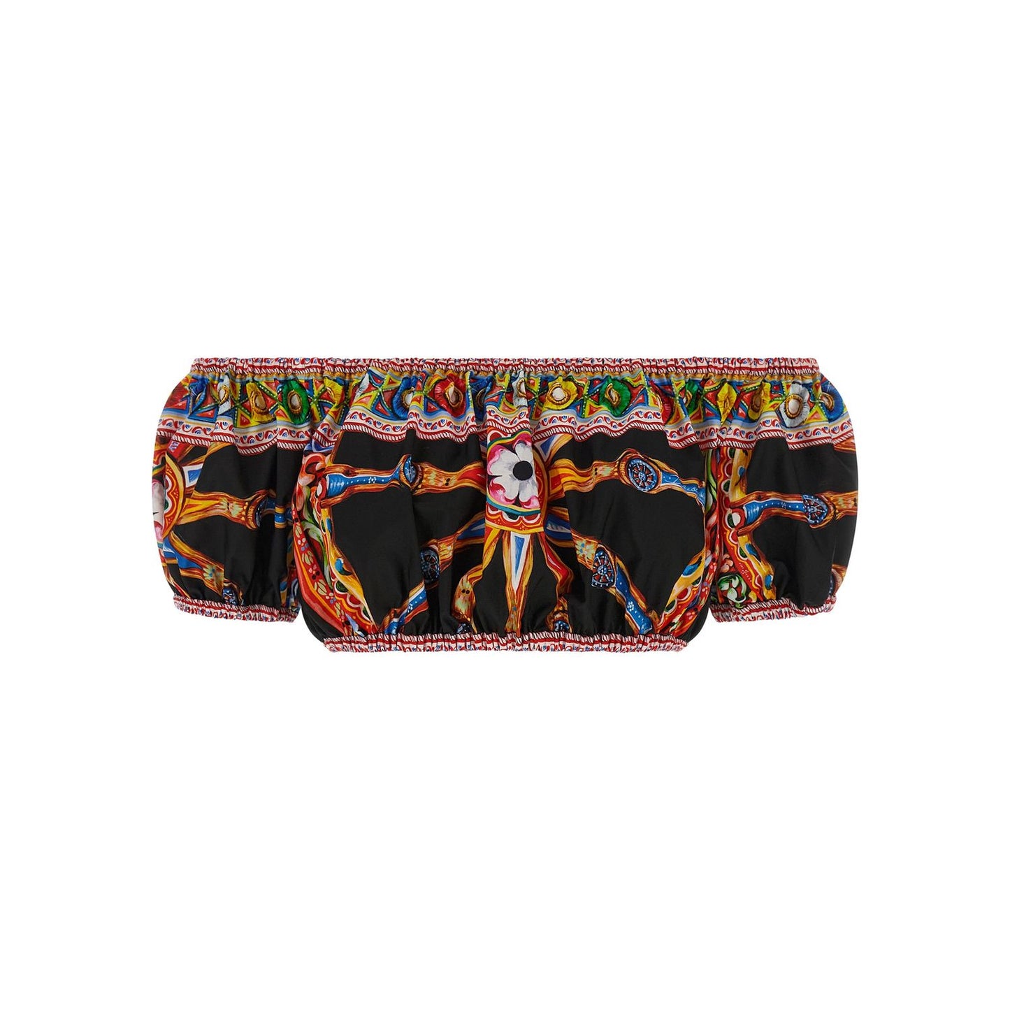 Dolce & Gabbana Multicolor Cotton Pattern Shirt