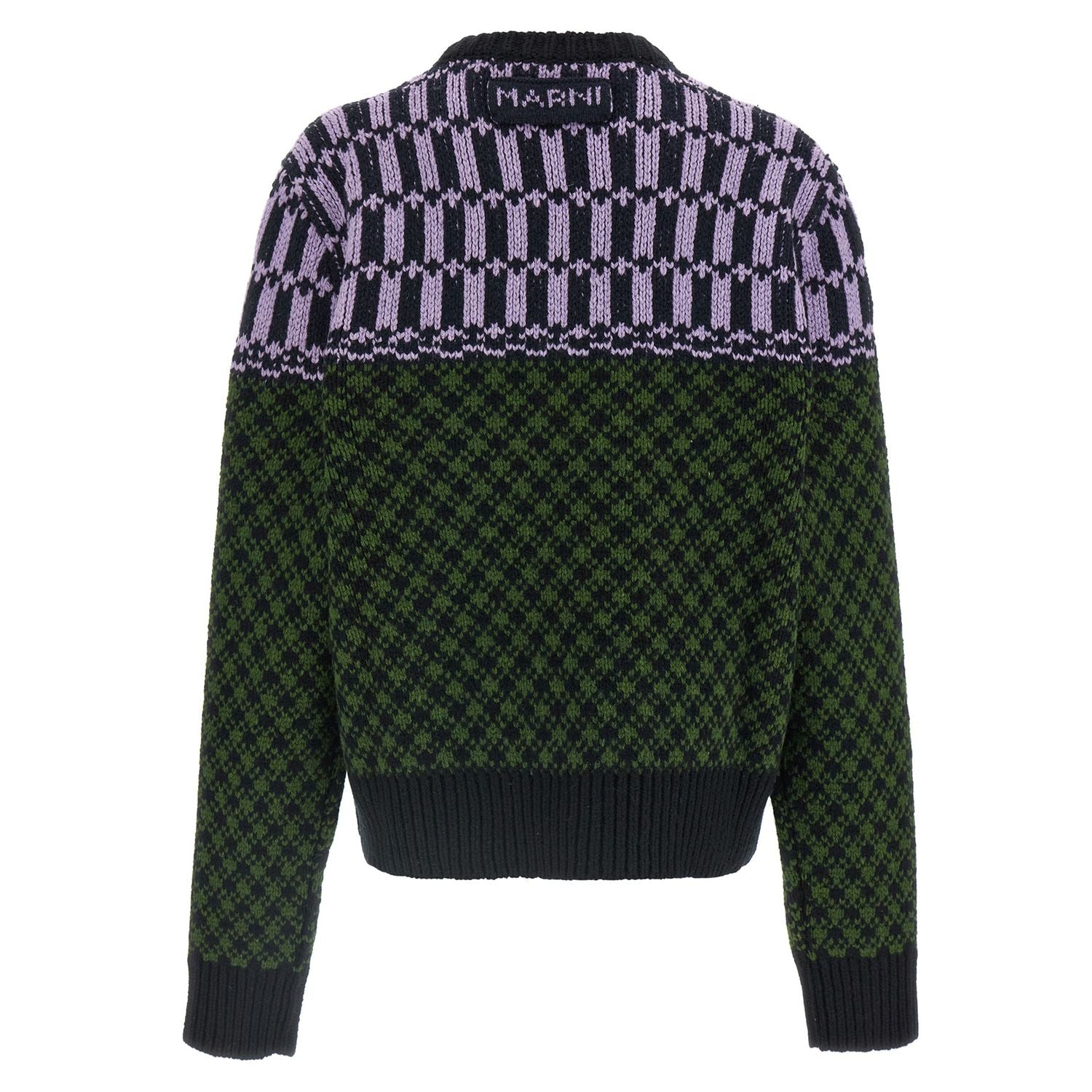 Marni Multicolor Wool Cardigan