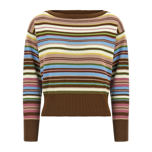 Max Mara Multicolor Cotton Cardigan