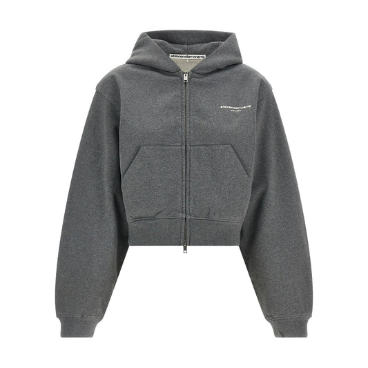 Alexander Wang Gray Cotton Sweatshirt