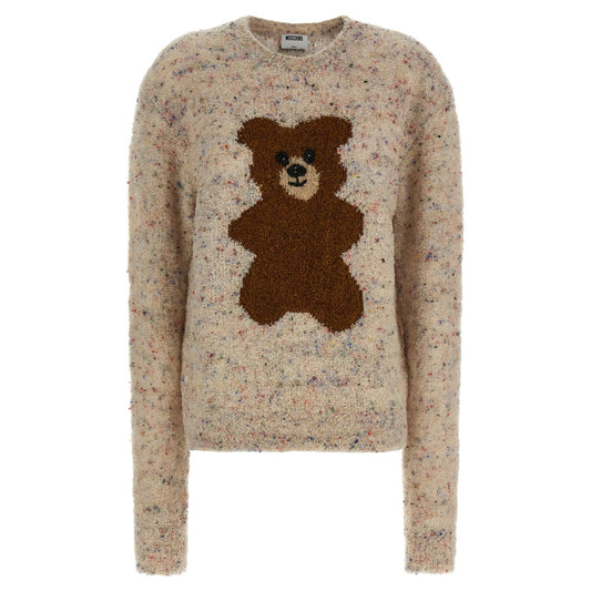 Moschino Multicolor Virgin Wool Cardigan
