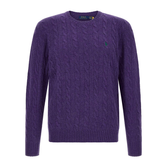 Polo Ralph Lauren Purple Wool Cardigan