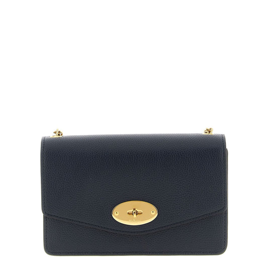 Mulberry Blue Calfskin Crossbody Bag