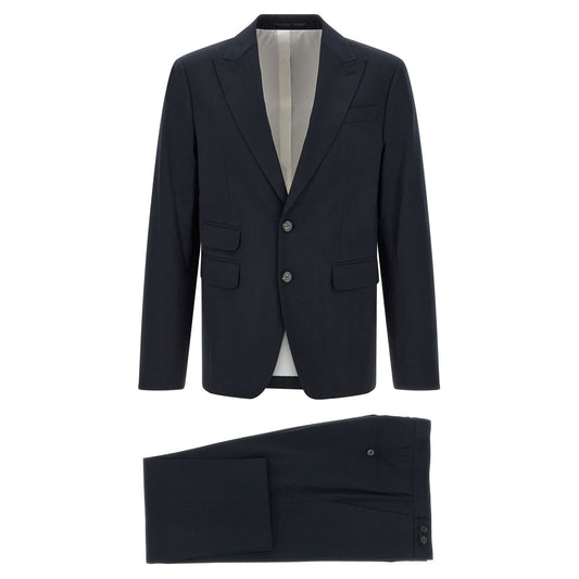 Dsquared² Blue Wool Suit