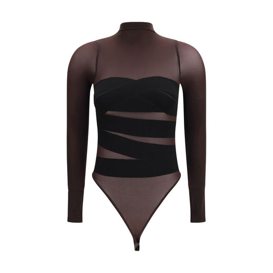 Wolford Brown Polyamide Bodysuit