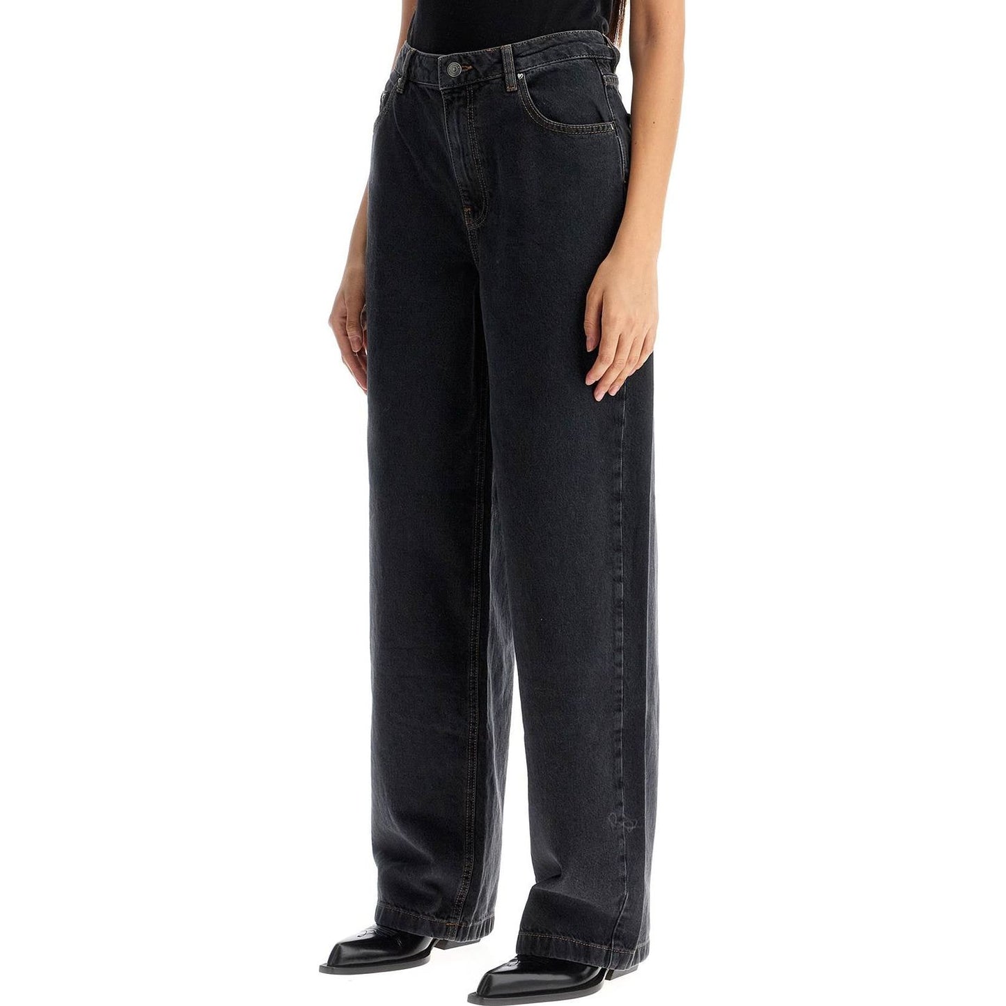 Rotate loose organic denim jeans in Jeans Rotate