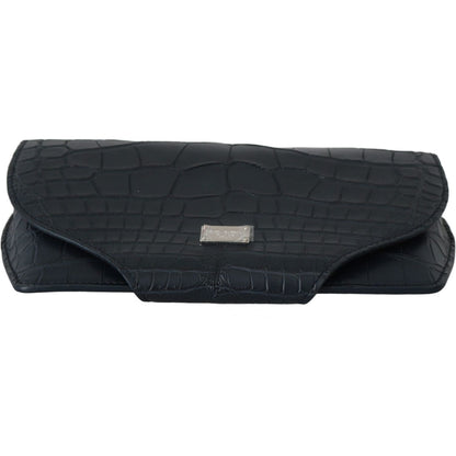 Dolce & Gabbana Blue Crocodile Eyewear Sunglasses Case Cover Pouch