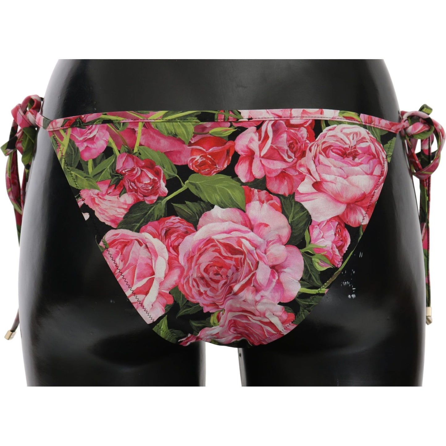 Dolce & Gabbana Elegant Rose Pattern Bikini Bottom Dolce & Gabbana