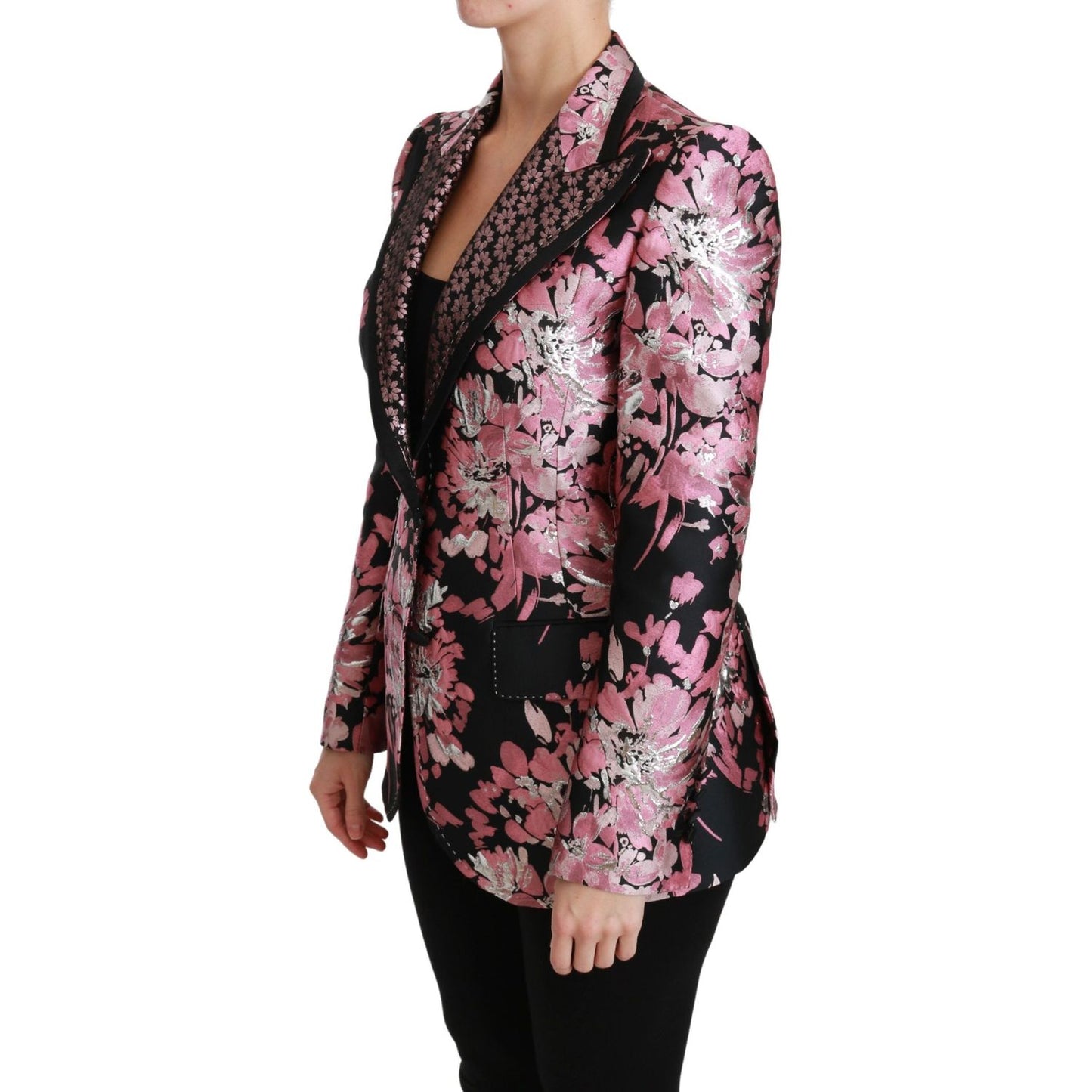 Dolce & Gabbana Elegant Floral Jacquard Blazer Dolce & Gabbana