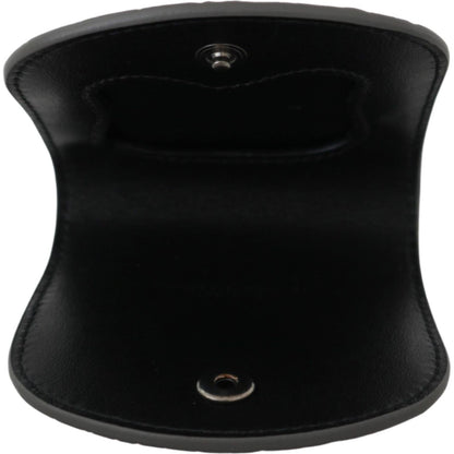 Dolce & Gabbana Gray Exotic Skin Condom Case Holder Pocket Wallet Condom Case