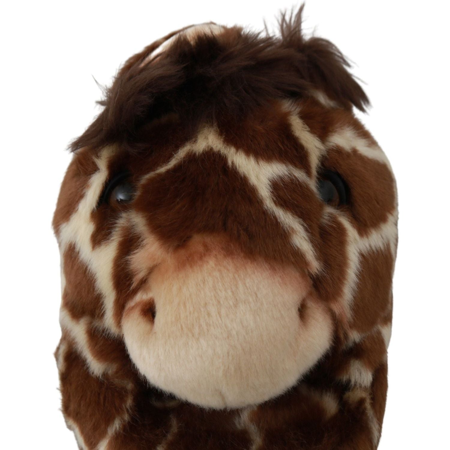 优雅的长颈鹿图案拖鞋，带来精致的舒适感