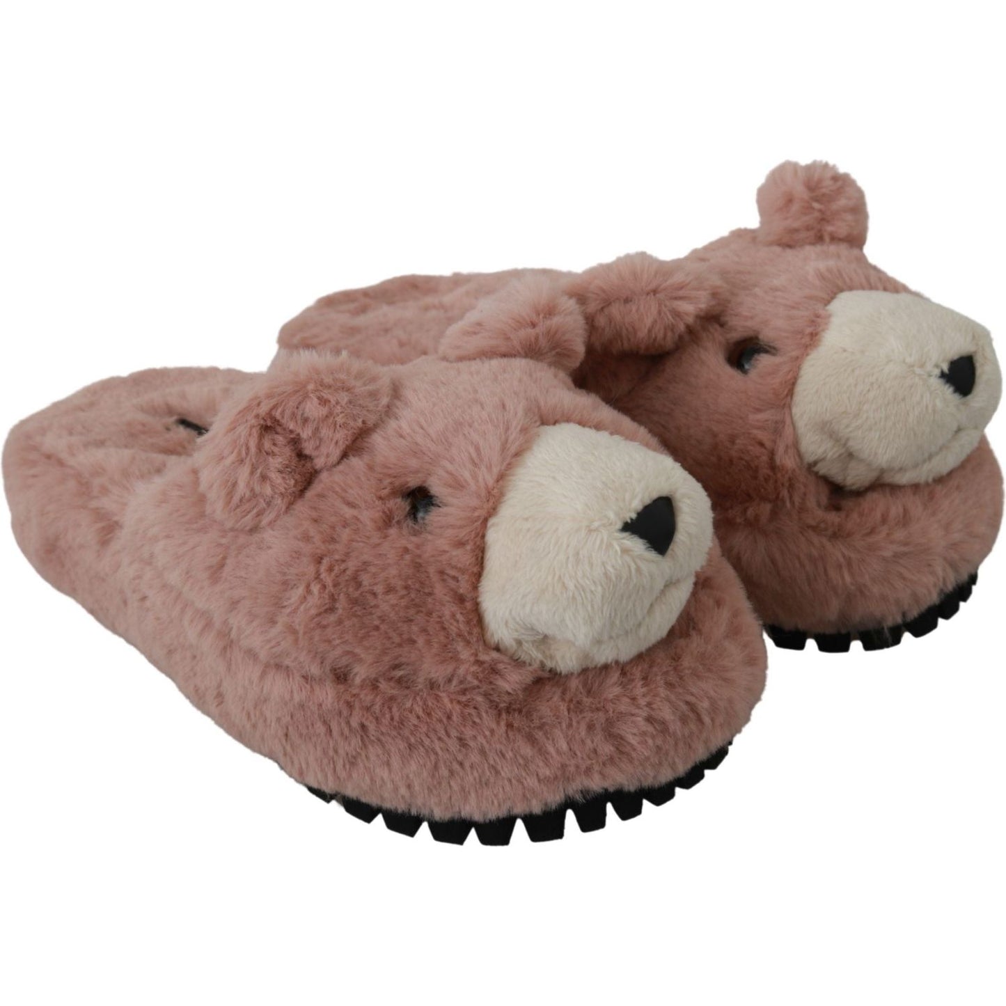 Dolce & Gabbana Chic Pink Bear House Slippers by D&G Dolce & Gabbana