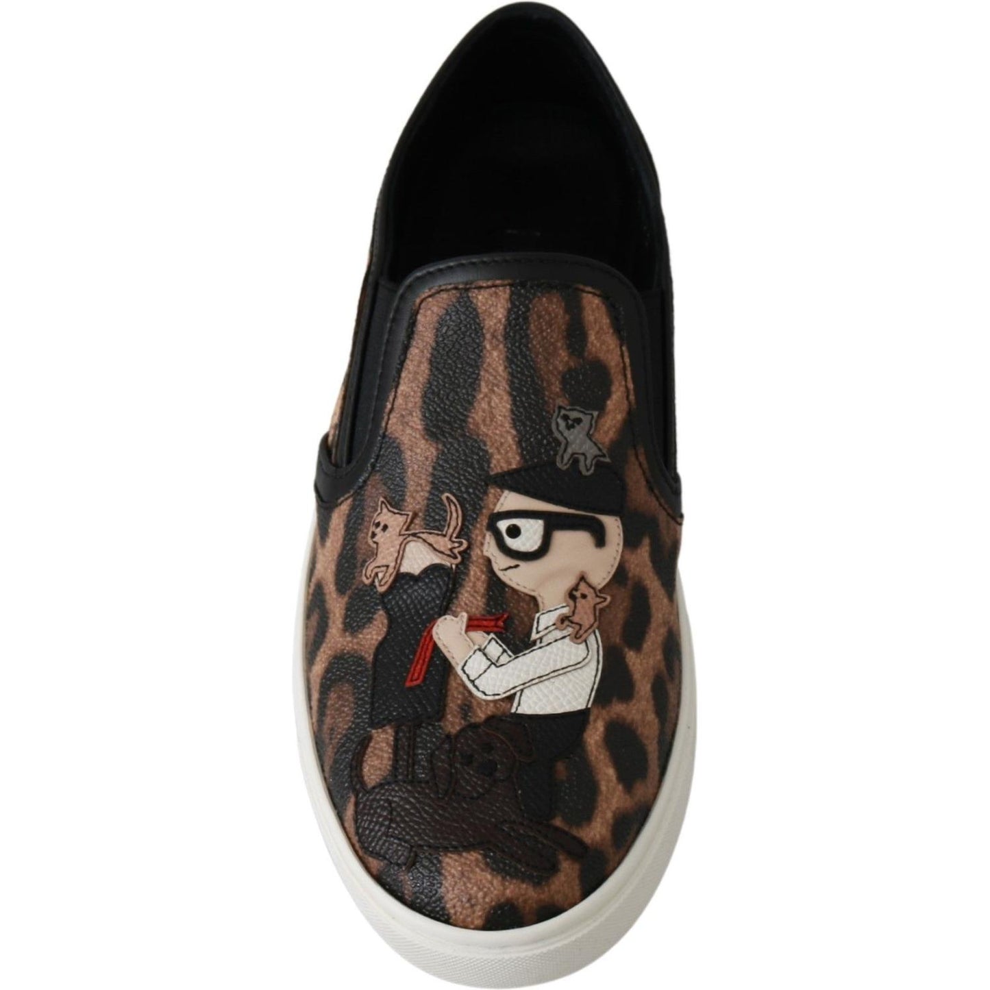 Dolce & Gabbana Chic Leopard Print Loafers for Elegant Comfort Dolce & Gabbana