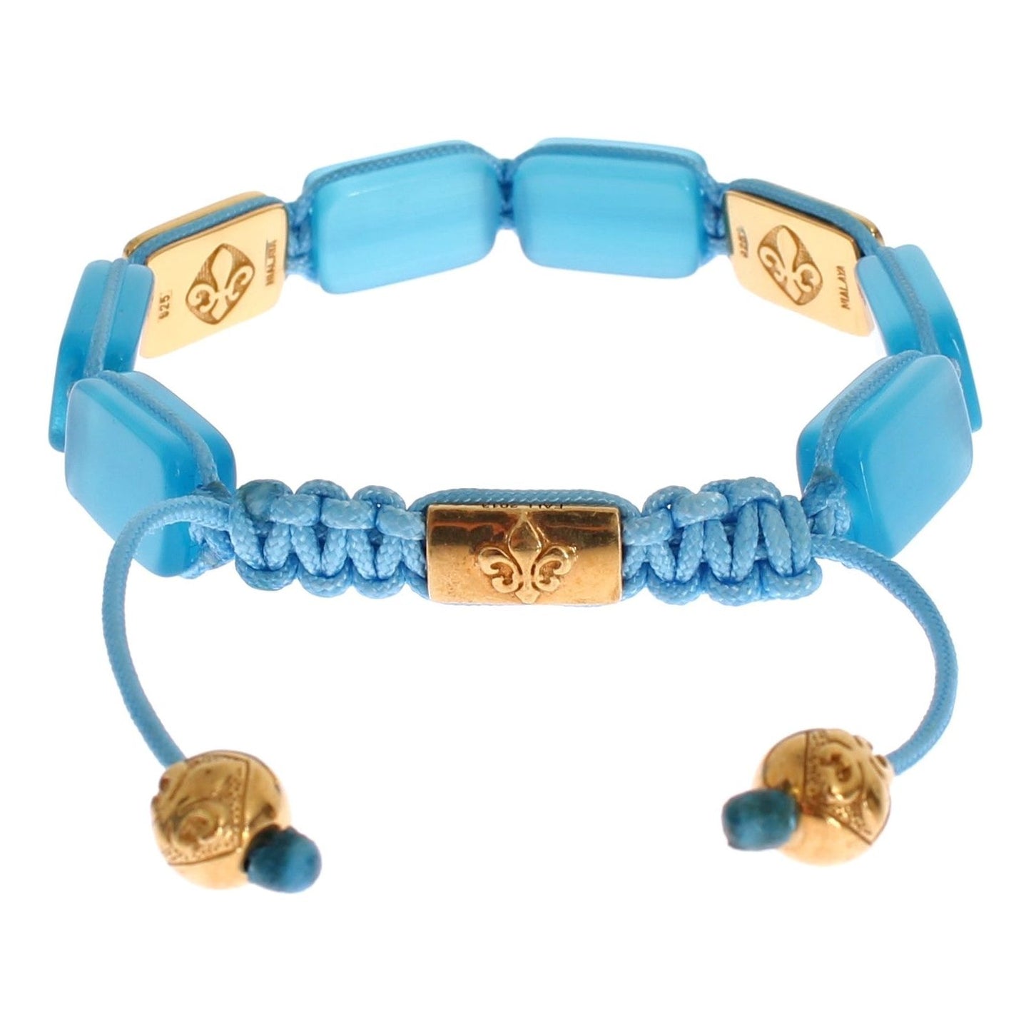 Nialaya Elegant Blue Opal & Diamond-Studded Bracelet Bracelet Nialaya