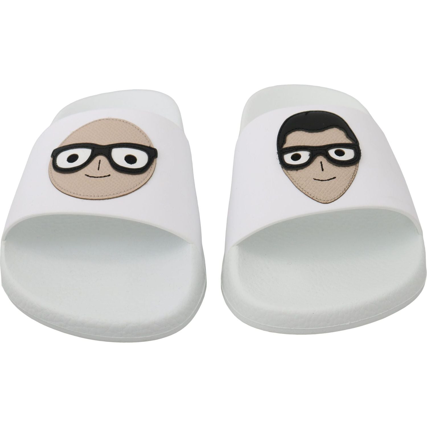 别致的白色拖鞋 - 奢华夏季鞋履