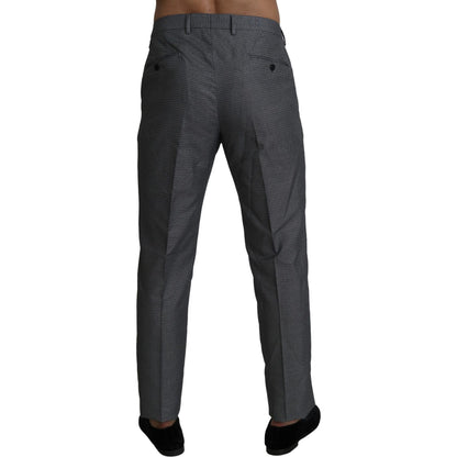 Dolce & Gabbana Gray Formal Dress Trouser Slim Fit Pants