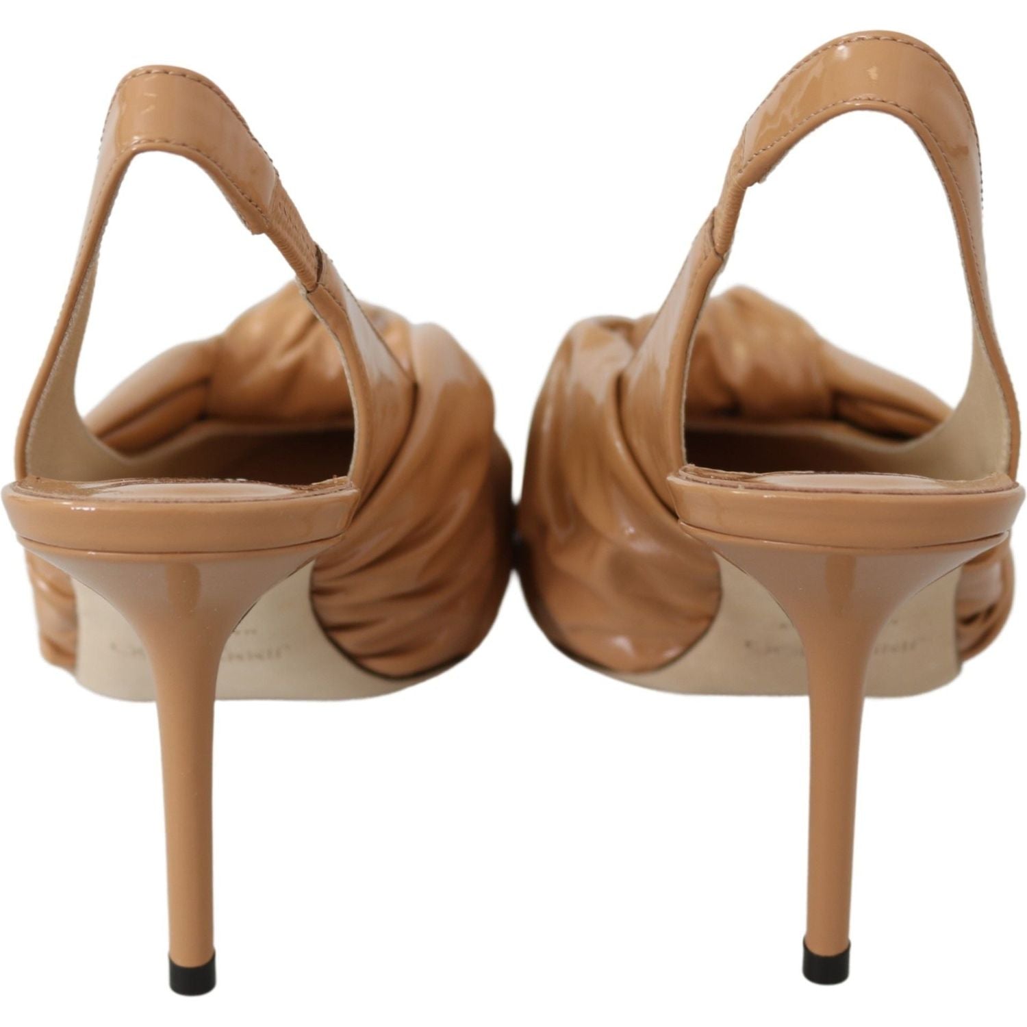 优雅尖头皮革高跟鞋