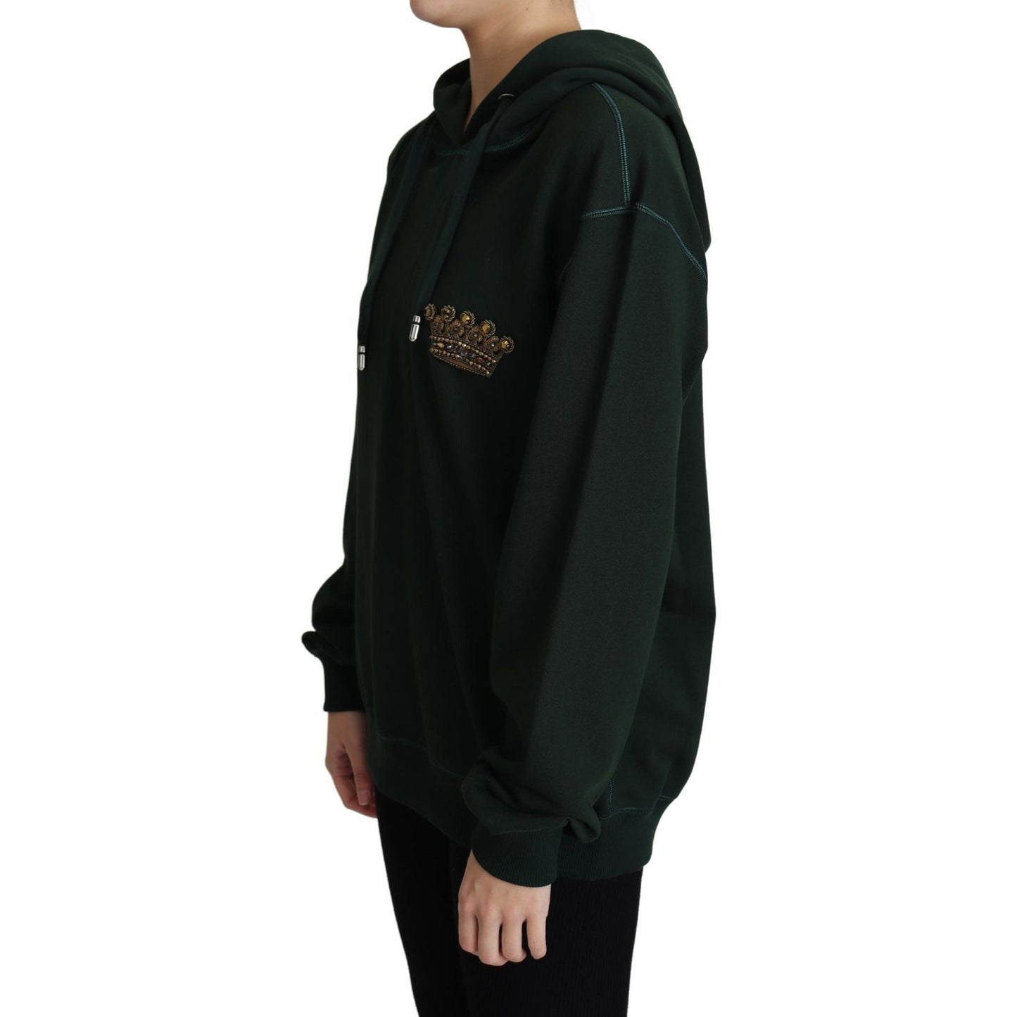 Dolce & Gabbana Regal Crown Embroidered Hoodie Dolce & Gabbana