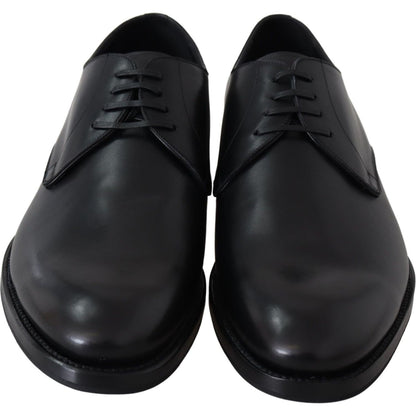 Dolce & Gabbana Black Leather SARTORIA Hand Made Shoes