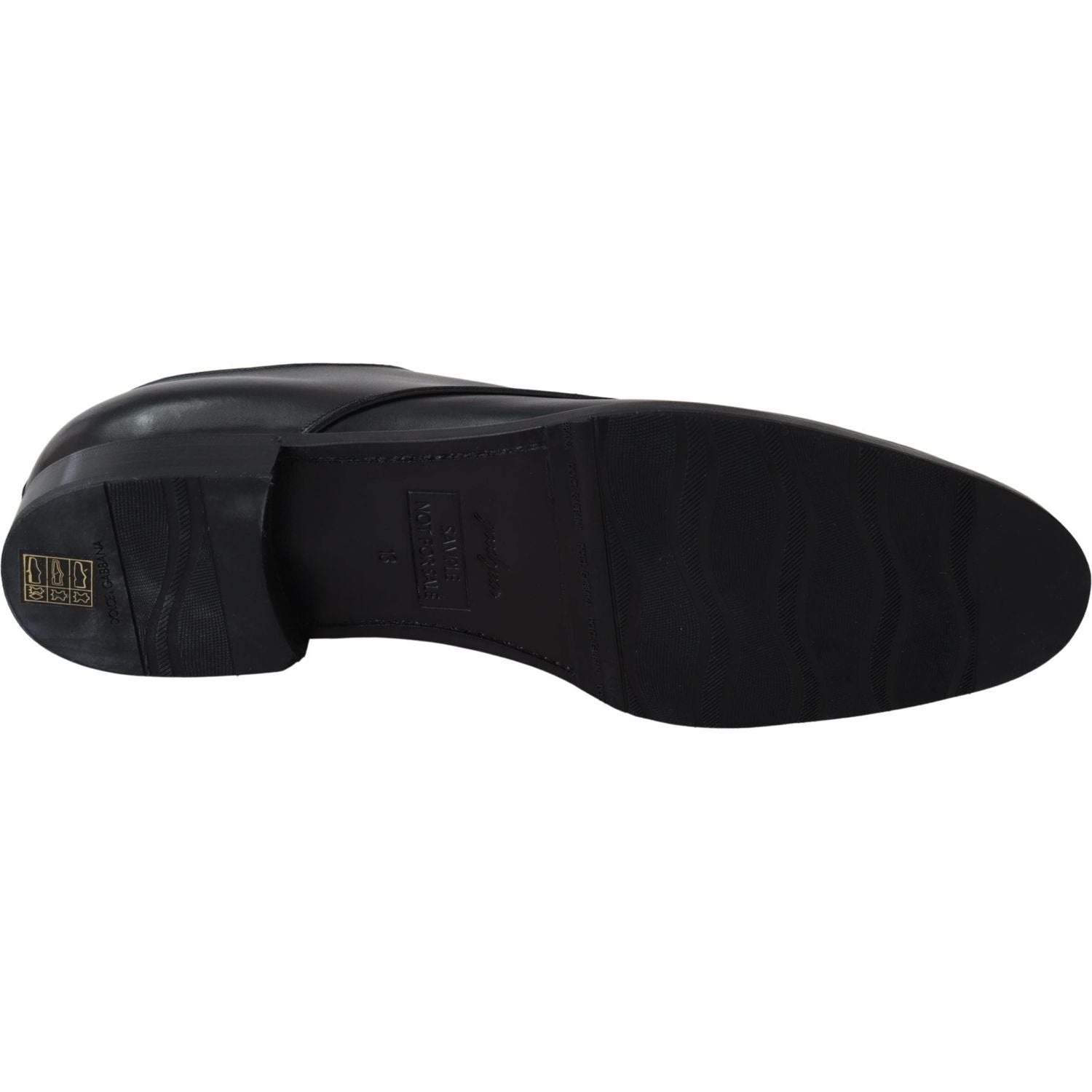 优雅黑色皮革德比正装鞋