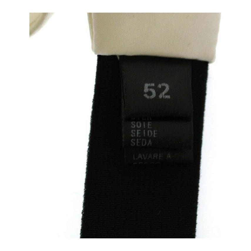 独家白色丝绸晚装腰带