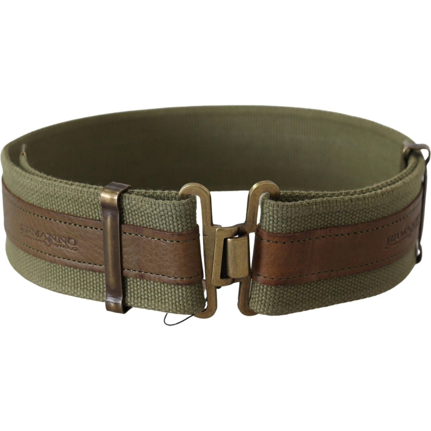 Ermanno Scervino Chic Army Green Rustic Belt Belt Ermanno Scervino