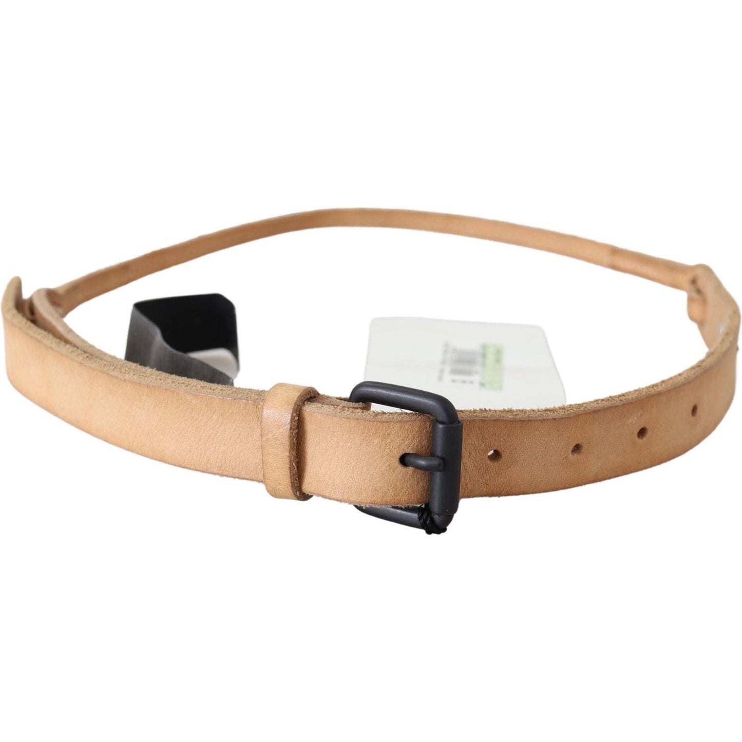 Scervino Street Elegant Brown Leather Fashion Belt Belt Scervino Street