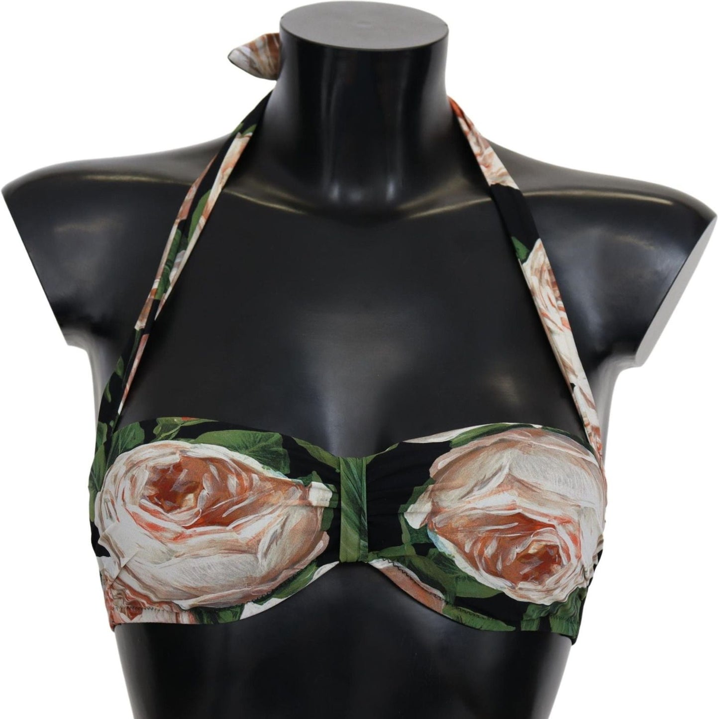 Dolce & Gabbana Elegant Floral Print Bikini Top Dolce & Gabbana