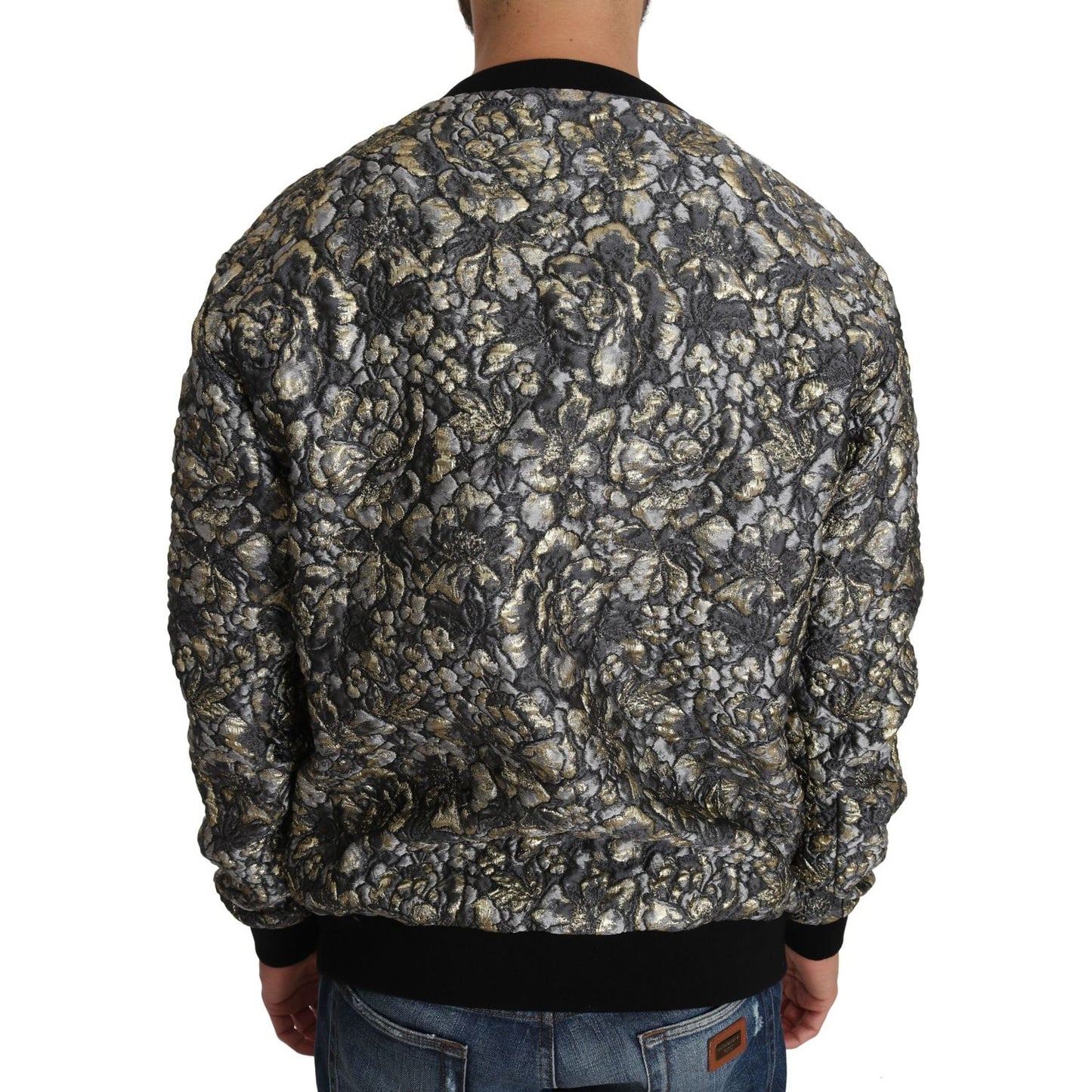 Dolce & Gabbana Samba Jacquard Palm Crewneck Sweater Dolce & Gabbana