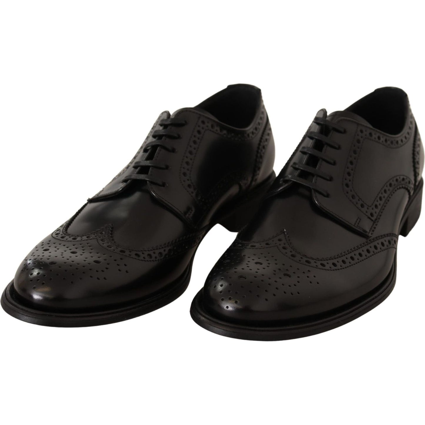 Dolce & Gabbana Elegant Wingtip Derby Oxford Shoes Dolce & Gabbana