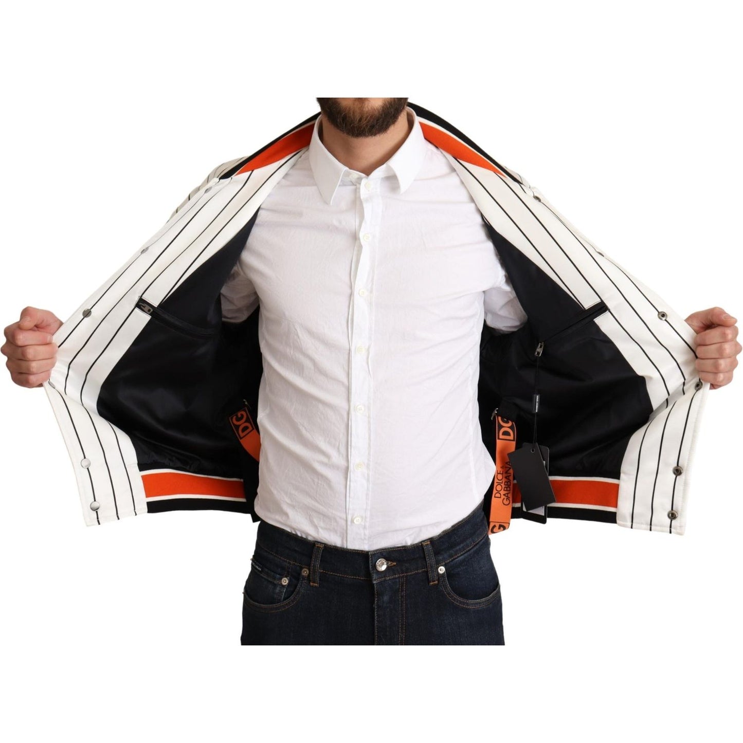 Dolce & Gabbana Multicolor Bomber King Logo #DGMILLENNIALS Jacket