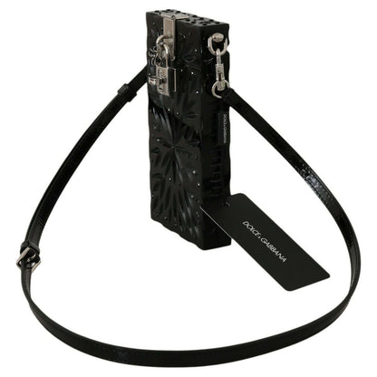Dolce & Gabbana Black Crystal Plexiglass Cross Cigarette Case Holder Dolce & Gabbana