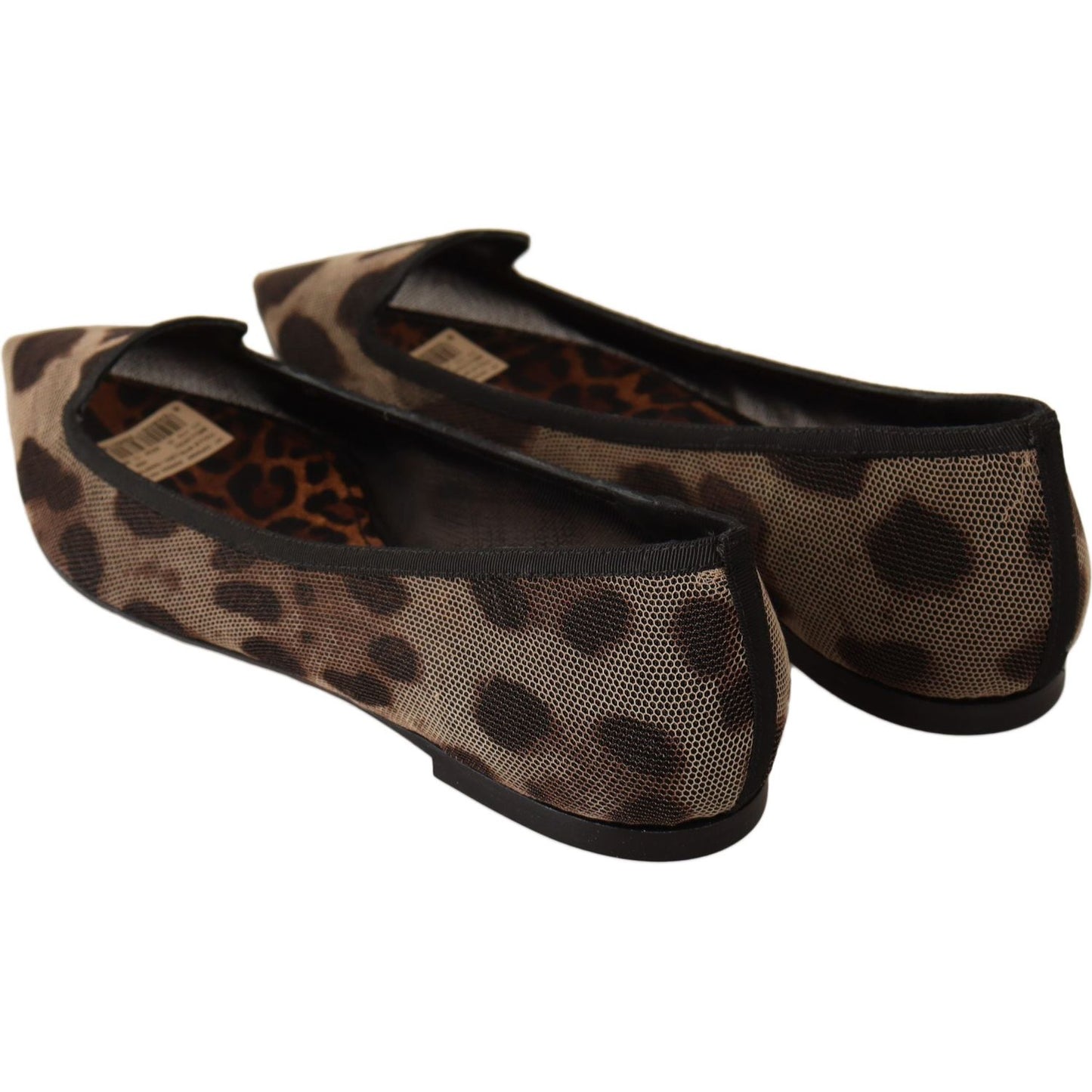 Dolce & Gabbana Elegant Leopard Print Flat Loafers WOMAN LOAFERS Dolce & Gabbana